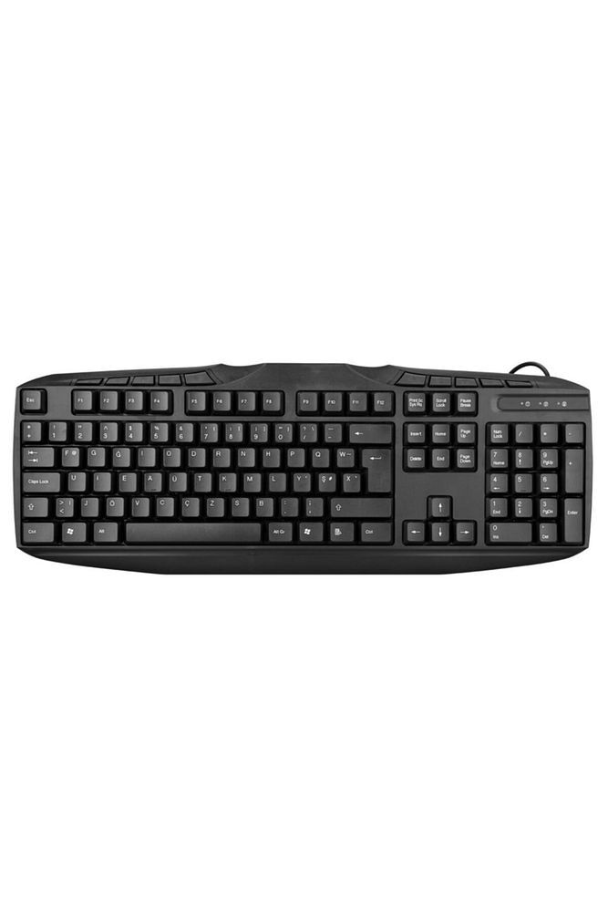 Kb-250u Siyah F Usb Multimedya 113 Tuşlu Kablolu Klavye