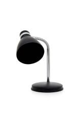 Nisa Luce Modern Krom Spiralli Masa Lambası - Siyah