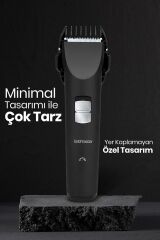 Rio Paslanmaz Çelik Ayarlanabilir Şarjlı Kablolu Kablosuz Saç Sakal Şekillendirici Kesme Makinesi