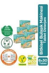 Ekolojik Vegan Bulaşık Makinesi Deterjanı 30 Lu X 6 Adet