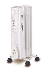 KHT-8405 5 Dilim Yağlı Radyatör Beyaz