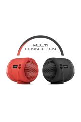 C4 Gümüş Taşınabilir Bluetooth Hoparlör Ses Bombası Yüksek Ses Gücü Sese Duyarlı Led Işık