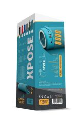 Xpose Hoparlör Kablosuz Bluetooth Speaker Ses Bombası Radyo Aux Sd Kart Usb Çoklu Bağlantı Siyah SİYAH