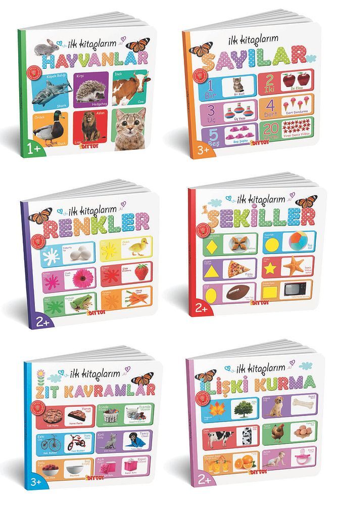 Eğitici Ilk Kitaplarım Serisi Set 6 Adet
