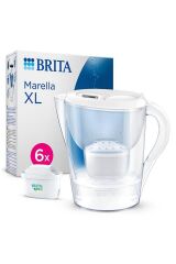 Marella XL 6x Maxtra Pro All-in-1 Filtreli Su Arıtma Sürahisi - Beyaz 3,5 lt