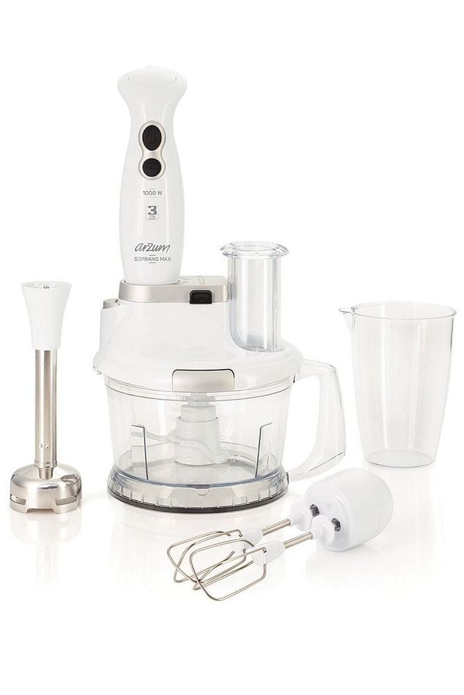 Ar1004 Soprano Max Multi Beyaz 1000 W Blender Seti Beyaz