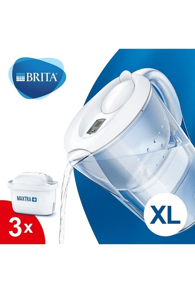 Marella XL 3 Filtreli Su Arıtma Sürahisi - Beyaz