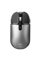 Sm-620 2in1 Bluetooth 2,4ghz Şarjlı Metalik Gri Süper Sessiz Mobil-tv-pc Destekli Kablosuz Mouse