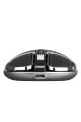 Sm-620 2in1 Bluetooth 2,4ghz Şarjlı Metalik Gri Süper Sessiz Mobil-tv-pc Destekli Kablosuz Mouse