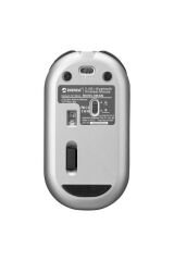 Sm-620 2in1 Bluetooth 2,4ghz Şarjlı Metalik Gri Süper Sessiz Mobil-tv-pc Destekli Kablosuz Mouse