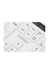 KM-6121 USB Kablosuz Beyaz Slim Standart Q Klavye ve Mouse Set