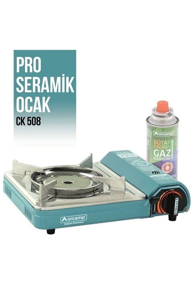 Tekli Seramik Brülörlü Portatif Ocak Mavi Ck-508