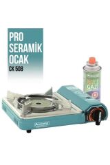 Tekli Seramik Brülörlü Portatif Ocak Mavi Ck-508