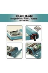 Tekli Seramik Brülörlü Portatif Ocak Mavi Ck-508