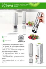 4806 Pilli Led Işıklı Baharat Öğütücü