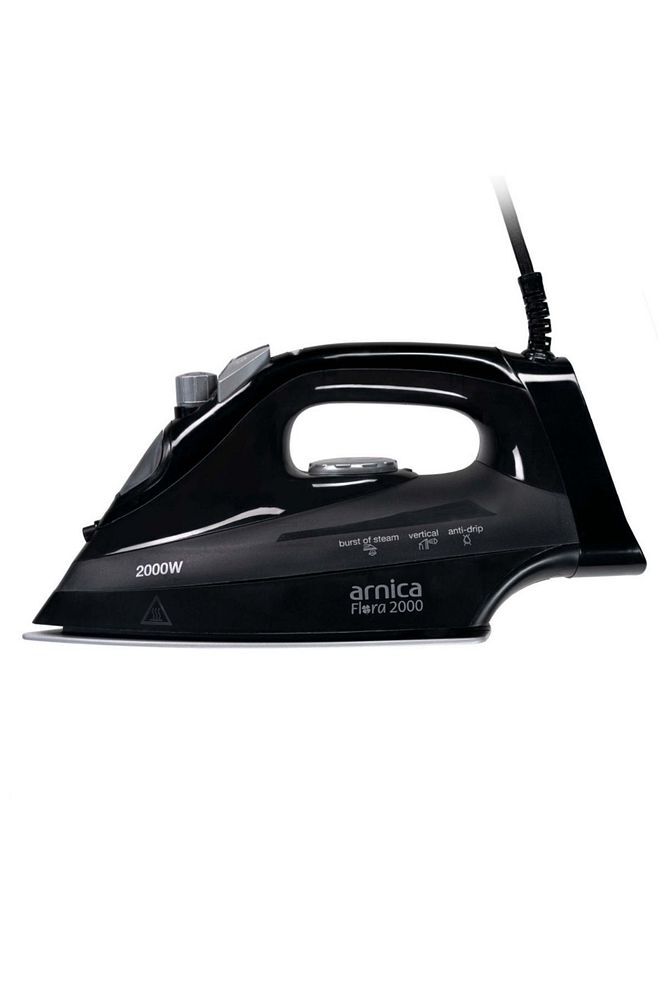 Flora 2000 Şok Buharlı Ütü Siyah Gümüş UT61044