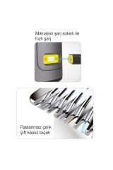 Exetrim Saç Sakal Kesme Makinesi Siyah
