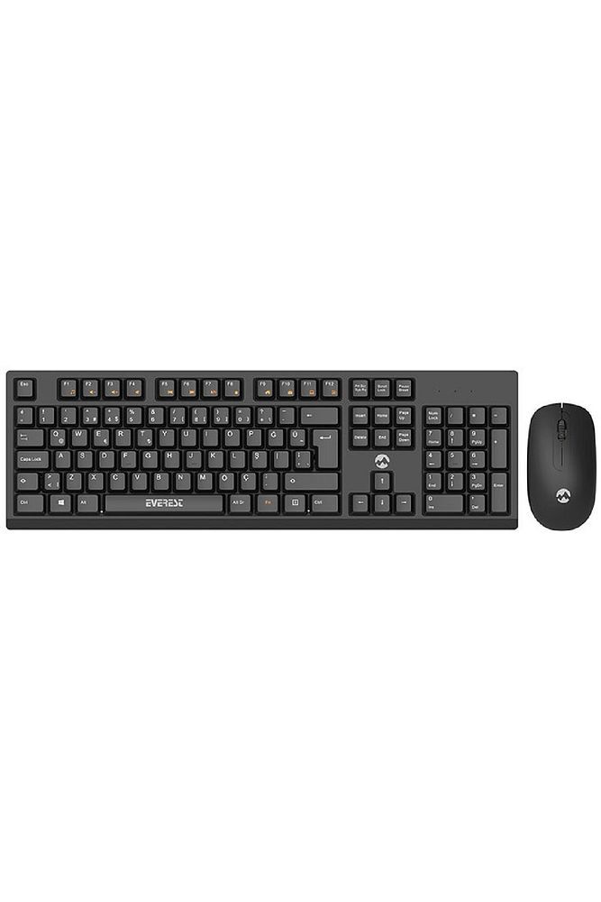 Km-2510 Siyah Kablosuz Q Multi Klavye Mouse
