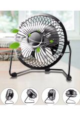 Masaüstü Boyun Askılı El Fanı Siyah Usb Fan