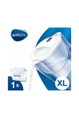 Aluna XL 1x Maxtra+ Filtreli Su Arıtma Sürahisi - Beyaz 3,5 lt
