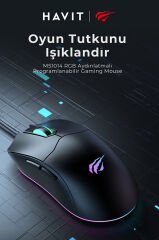 Gamenote MS1020S RGB Işıklı Programlanabilir Gaming Mouse - 7 Tuş | 7200 DPI
