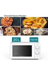 HMIN-04 700W Inverter Mikrodalga Fırın - Beyaz