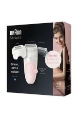 Tıraş Başlığı Dahil 4 Adet Ekstra Ile Silk-épil 5-620 Islak Ve Kuru Epilatör