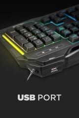 Kb-r63 Stage Rainbow Rgb Aydınlatmalı Makrolu Gaming Oyuncu Klavyesi