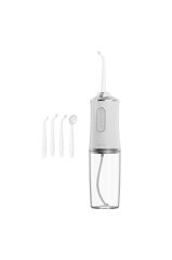 PSC59 Şarjlı 3 Modlu IPX6 Su Geçirmez Ağız Duşu Beyaz