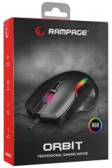 Smx-r45 Orbit Rgb Ledli Makrolu 6400 Dpı Drag Click Gaming Pro Oyuncu Mouse