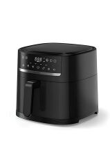 Air Fryer 6 Litre Dokunmatik Ekranlı Yağsız Fritöz Siyah