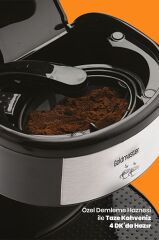 Colombia Yıkanabilir Filtreli Çift Kupalı Filtre Kahve Makinesi