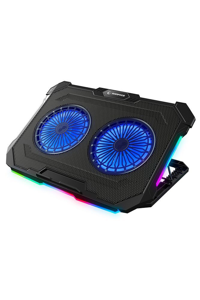 Rampage Sirius S46 Rgb 17 Inç -ışıklı 2 Fanlı Yükseklik Ayarlı Notebook Soğutucu