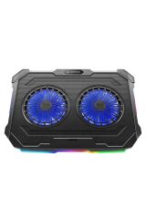 Rampage Sirius S46 Rgb 17 Inç -ışıklı 2 Fanlı Yükseklik Ayarlı Notebook Soğutucu