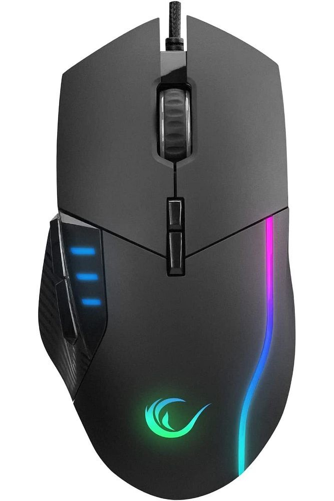 Resmi Distribütör Garantili X-FORCE Usb Siyah 10000 dpi RGB Aydınlatmalı Gaming Oyuncu Mouse Optik