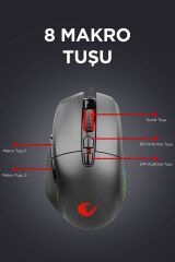 Tsrmx SCORE Usb Siyah 10000 Dpi RGB Gaming Oyuncu Mouse Star Collection 997516