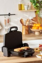 Toastbuster 1337H Çıkarılabilir Plakalı 4 Ekmekli Tost Makinesi 1800 W  Siyah