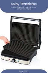 Ssm-2571 Siyah 2000 W Tost Makinesi