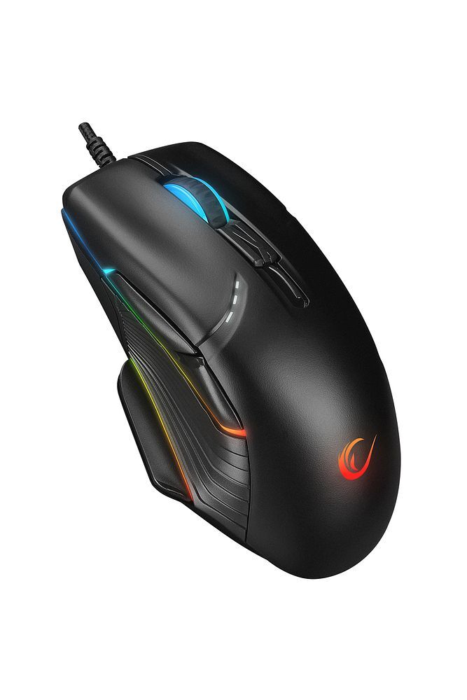zerdğ Fıghter 12400dpi Rgb Ledli Profesyonel Gaming Oyuncu Mouse Modern Tasarım 431550 Yeni Model
