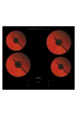 HV6-04T Vitroseramik Elektrikli Cam Ankastre Ocak - Siyah