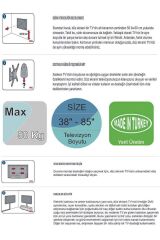 42'' Tk-4085 Televizyon Askı Aparatı