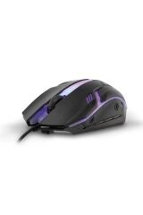 Sm-g62 Usb Siyah Işıklandırmalı Oyuncu Mouse