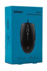 Sm-m7 Usb Siyah 3d Optik Led Mouse