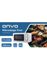 OVMDF01 20 LT Mekanik Mikrodalga Fırın - Beyaz