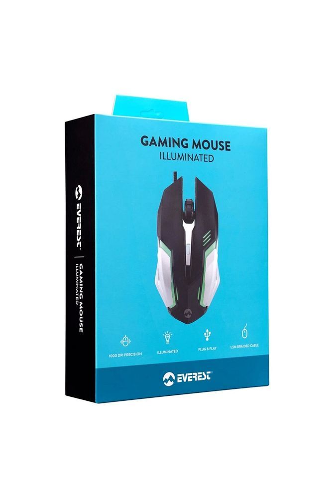 Sm-g72 Usb Aydınlatmalı Oyuncu Mouse Siyah/gümüş
