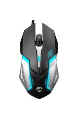 New SM-G72 Usb Siyah/Gümüş Işıklandırmalı Oyuncu Mouse Tasarım 542167