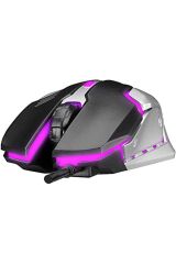New SM-G72 Usb Siyah/Gümüş Işıklandırmalı Oyuncu Mouse Tasarım 542167