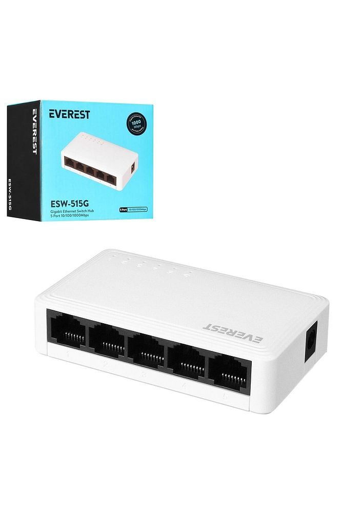 Ethernet Swıtch Hub 5 Port 10/1001000mbps Gıgabıt Esw-515g
