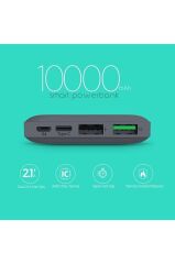 Pbs101 Micro Usb Type C Girişli 10.000 Mah Smart Powerbank 2023