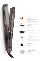 Vanessa Saç Düzleştirici Keratin ve Argan Yağı Katkılı Seramik Plaka Vizon - AR5021